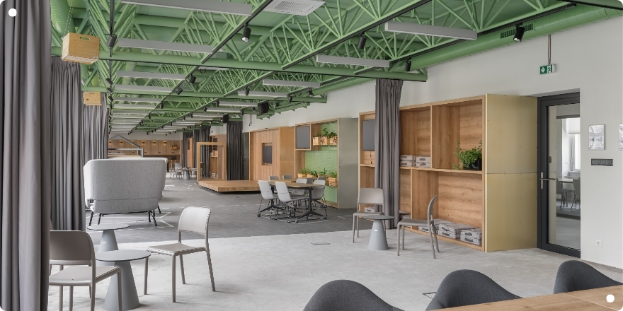 Coworking sál VŠE Praha 4